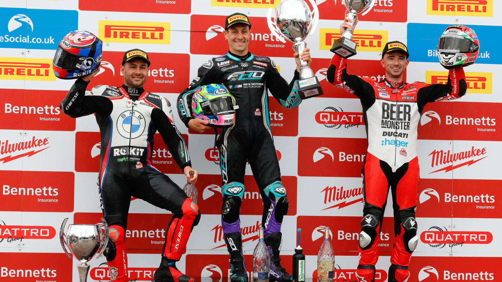 Race One, Round Two, Oulton Park, Podium, 2023, Brookes, Irwin, Haslam